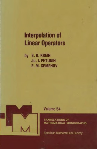 Interpolation Of Linear Operators