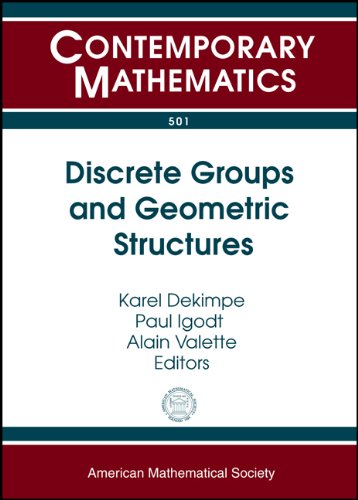 Discrete Groups And Geometric Structures