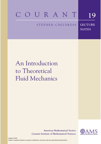 An introduction to theoretical fluid mechanics