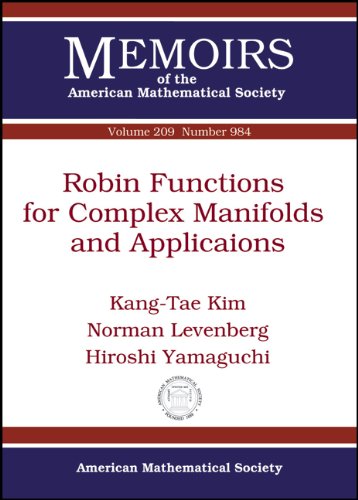 Robin Functions for Complex Manifolds and Applications