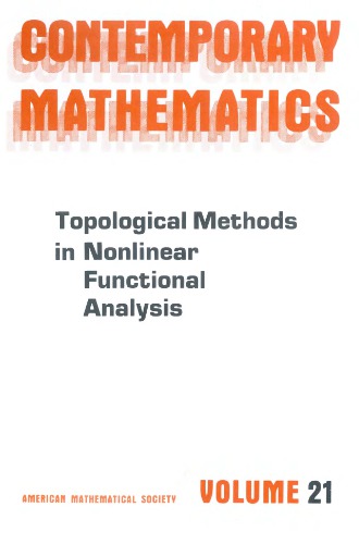 Topological Methods in Nonlinear Functional Analysis (Contemporary Mathematics)