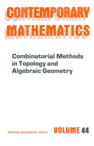 Combinatorial Methods In Topology And Algebraic Geometry