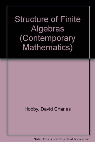 The Structure Of Finite Algebras