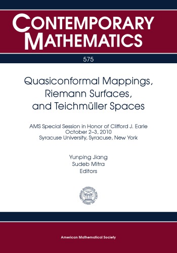 Quasiconformal Mappings, Riemann Surfaces, and Teichmüller Spaces