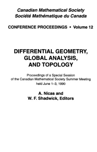 Differential Geometry, Global Analysis, and Topology