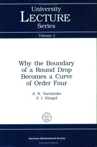 Why the Boundary of a Round Drop Becomes a Curve of Order Four