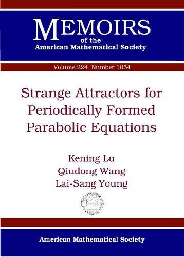 Strange Attractors for Periodically Forced Parabolic Equations