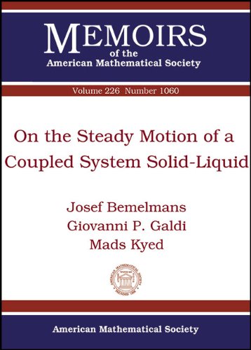 On the Steady Motion of a Coupled Systems Solid-Liquid