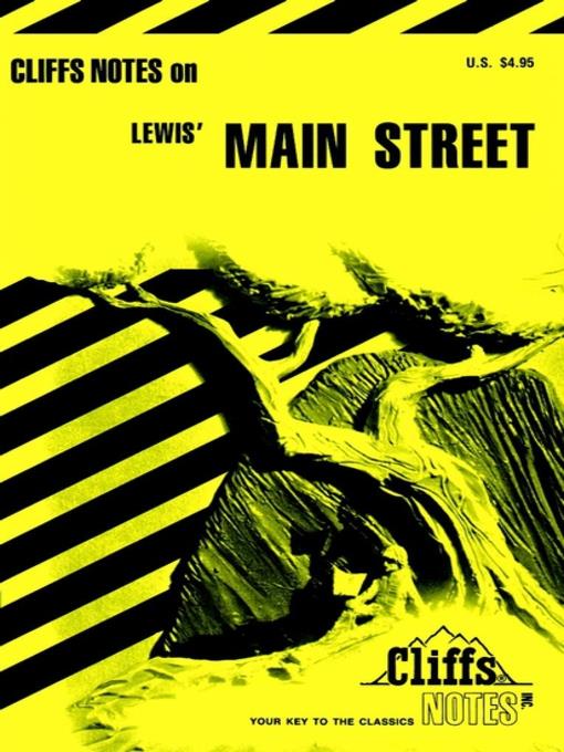 CliffsNotes on Lewis' Main Street