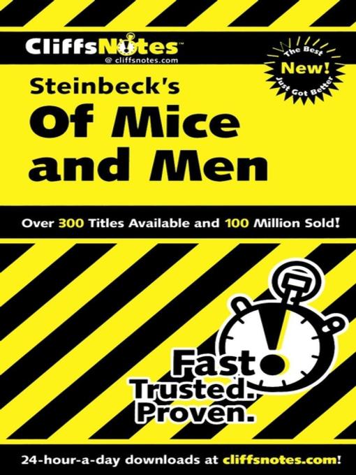 CliffsNotes on Steinbeck's Of Mice and Men