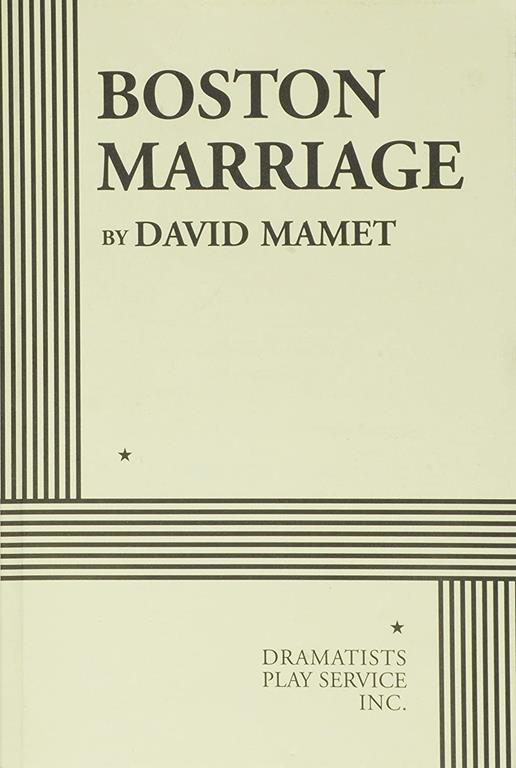 Boston Marriage - Acting Edition