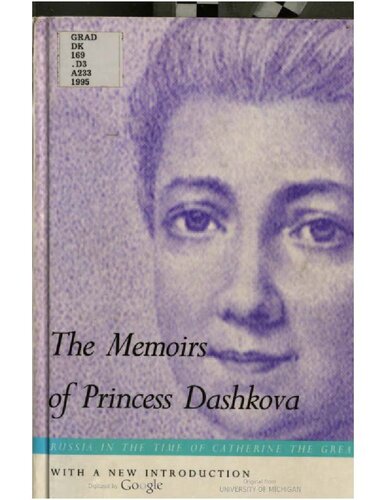 The Memoirs of Princess Dashkova