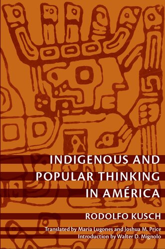 Indigenous and Popular Thinking in América