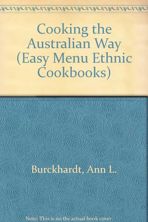 Cooking the Australian Way (Easy Menu Ethnic Cookbooks)