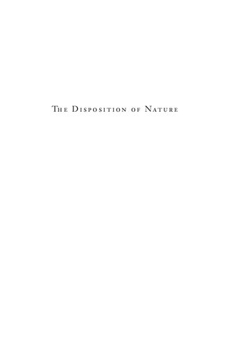 The Disposition of Nature