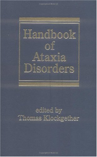 Handbook of Ataxia Disorders