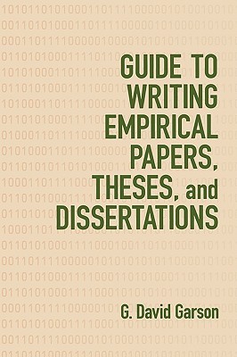 Guide to Writing Empirical Papers, Theses, and Dissertations