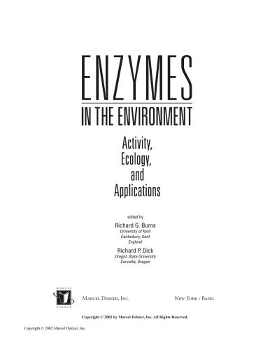 Enzymes in the Environment