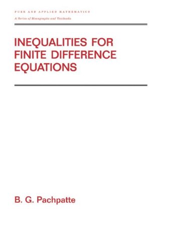 Inequalities for Finite Difference Equations