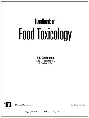 Handbook of Food Toxicology