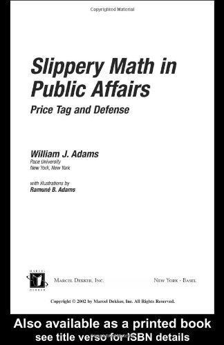 Slippery Math in Public Affairs