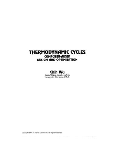 Thermodynamic Cycles