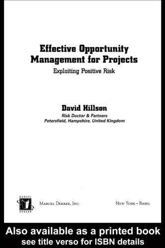 Effective Opportunity Management for Projects