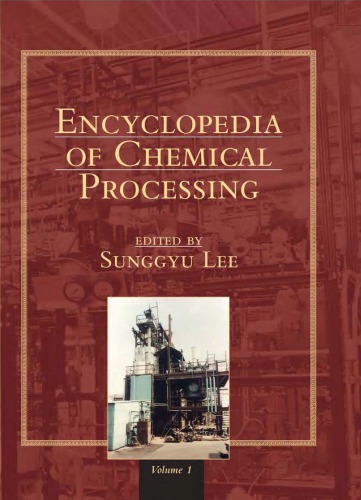 Encyclopedia Of Chemical Processing