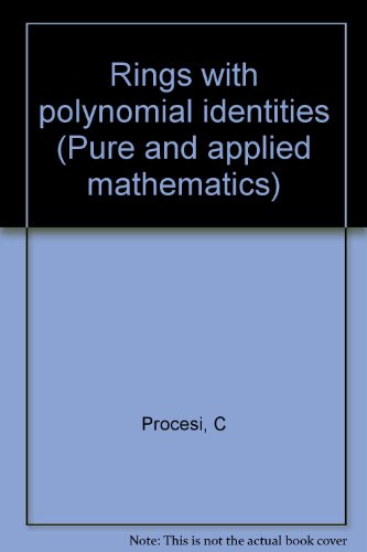 Rings With Polynomial Identities