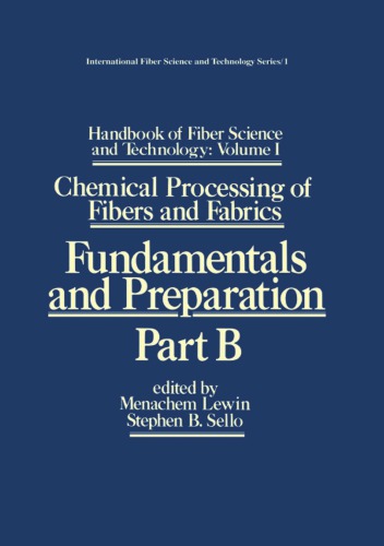 Handbook of Fiber Science and Technology