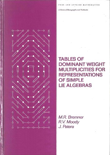 Tables of Dominant Weight Multiplicities for Representations of Simple Lie Algebras