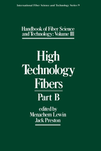 Handbook of Fiber Science and Technology Volume III