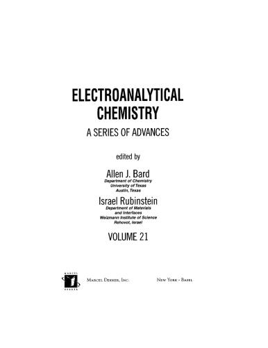 Electroanalytical Chemistry