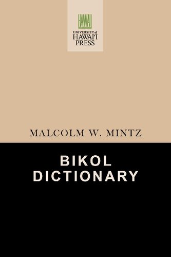 Bikol dictionary,