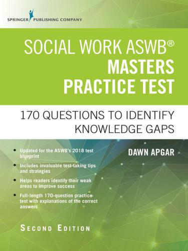 Social Work Aswb Masters Practice Test, Second Edition