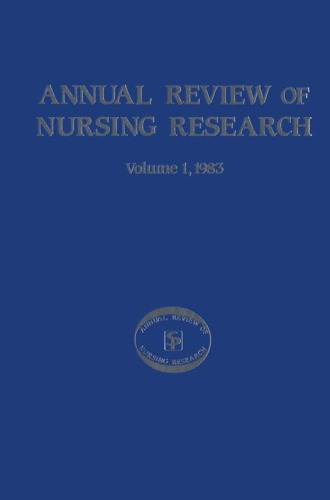 Annual Review of Nursing Research, Volume 1