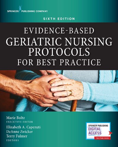 Evidence-based geriatric nursing protocols for best practice