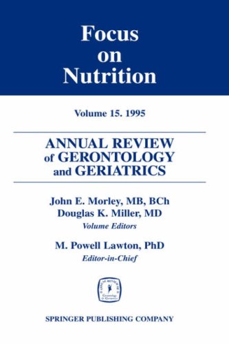 Annual Review of Gerontology and Geriatrics, Volume 15, 1995