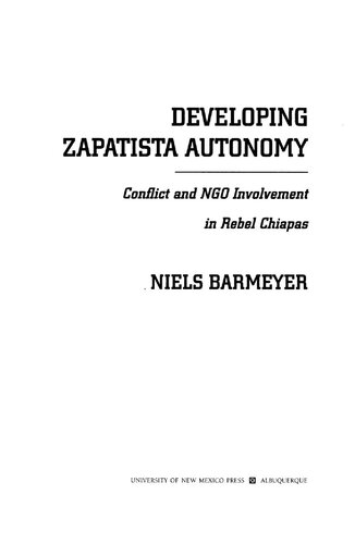 Developing Zapatista Autonomy