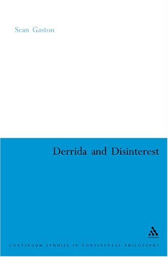 Derrida and Disinterest