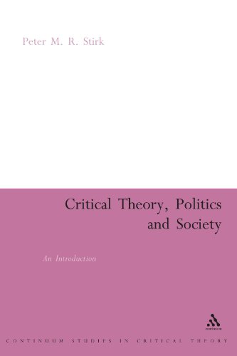 Critical Theory, Politics and Society