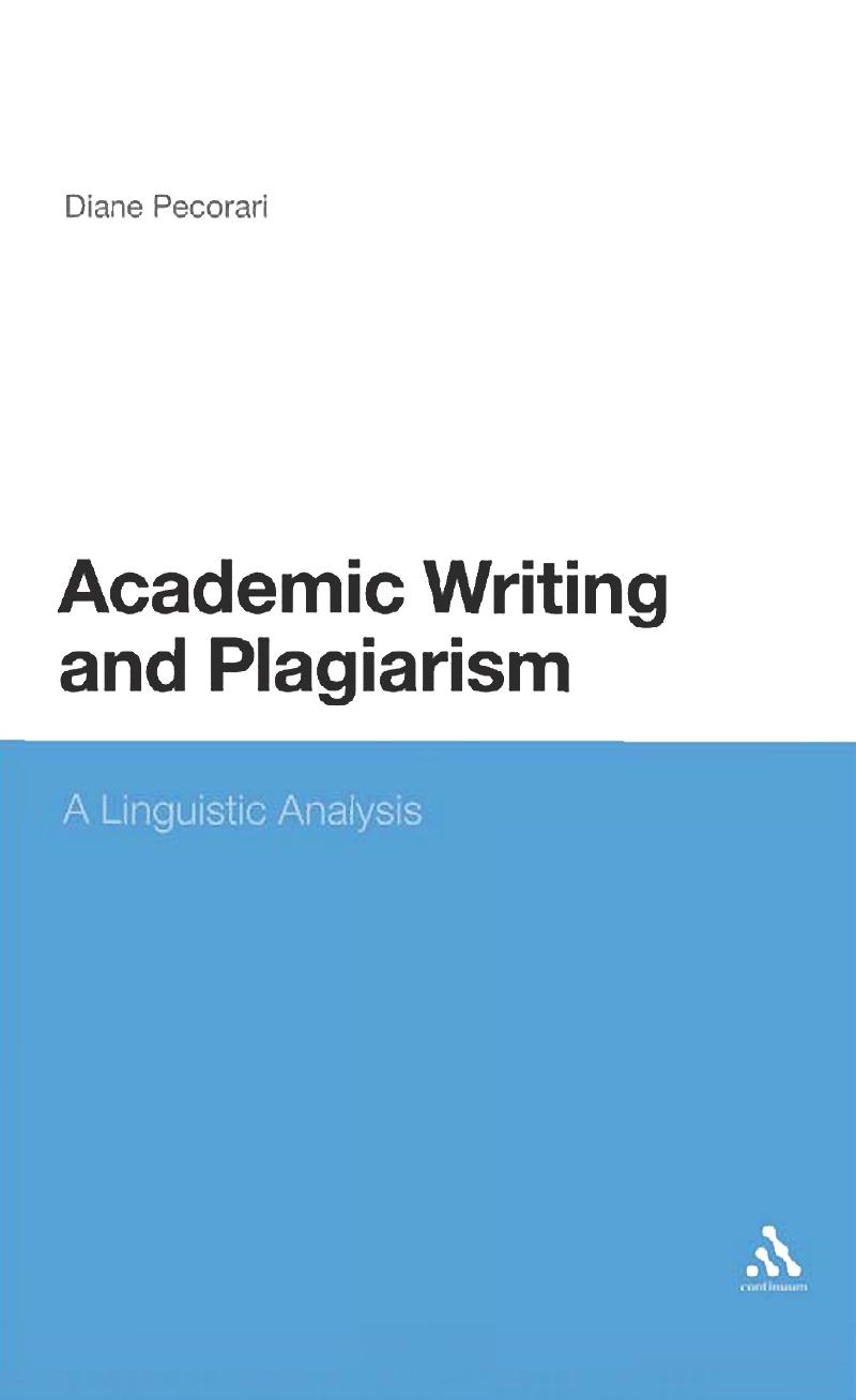 Academic Writing and Plagiarism