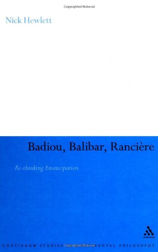 Badiou, Balibar, Ranciere