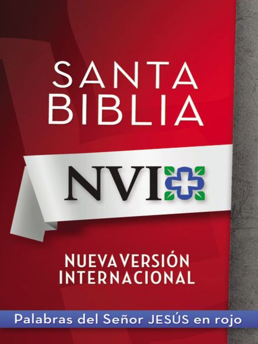 NVI Santa Biblia con letra roja