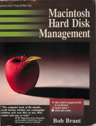 Macintosh Hard Disk Management/Book and 3 1/2&quot; Disk