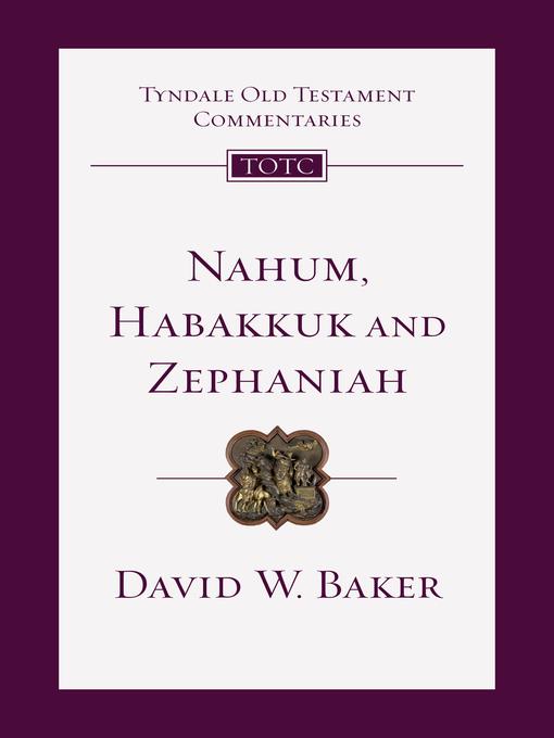 Nahum, Habakkuk, Zephaniah