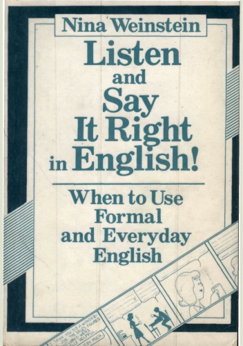 Listen and Say It Right in English