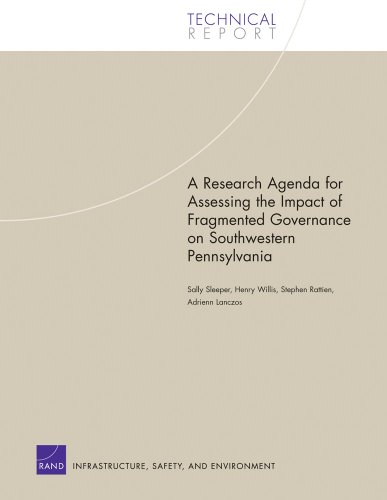 A Research Agenda for Assessing the Impact of Fragmented Governance on Southwestern Pennsylvania