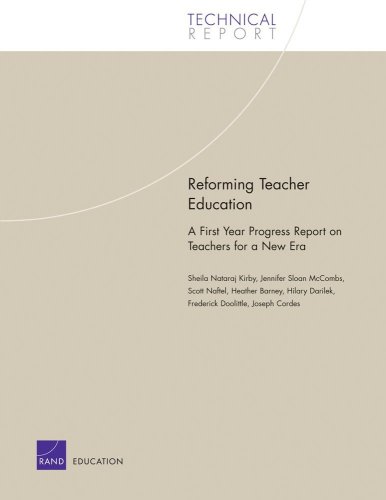 Reforming Teacher Education