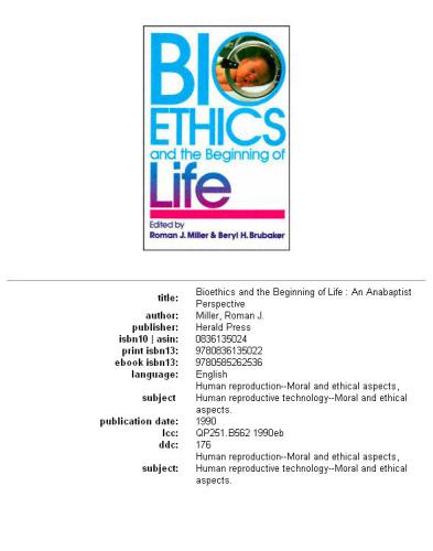 Bioethics And The Beginning Of Life